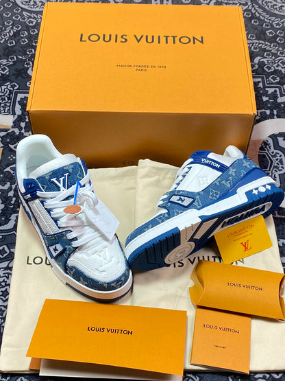 LV Trainer Sneakers Azul