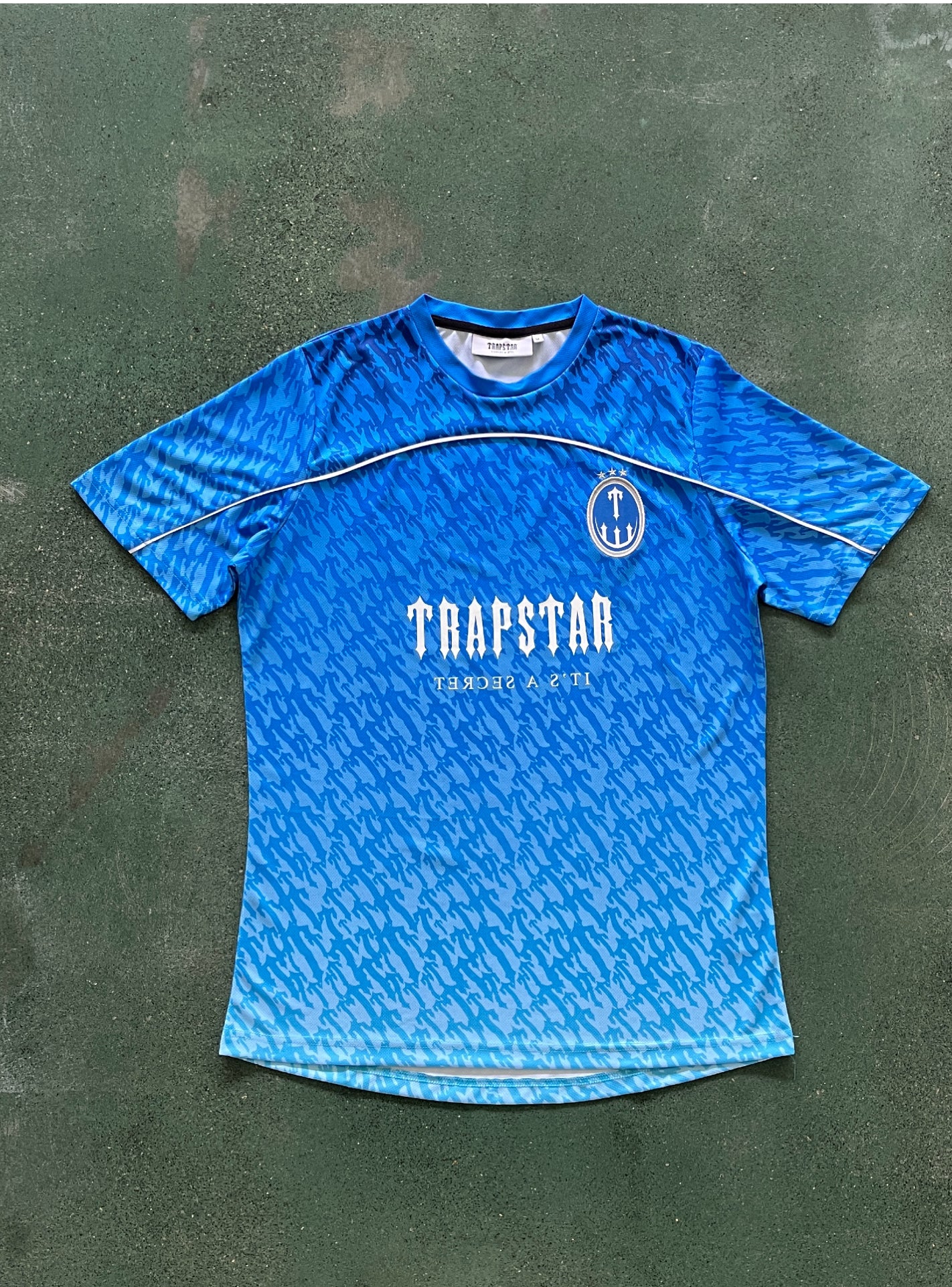 Trapstar Football Jersey Azul