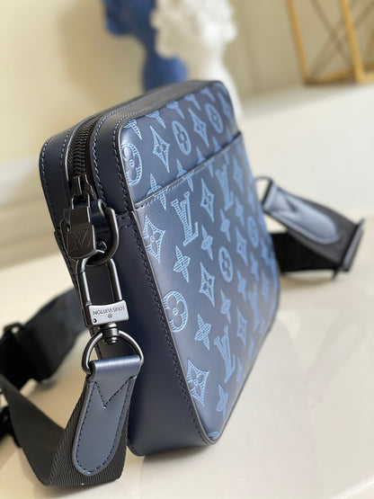 Bolsa LV DUO MESSENGER Azul