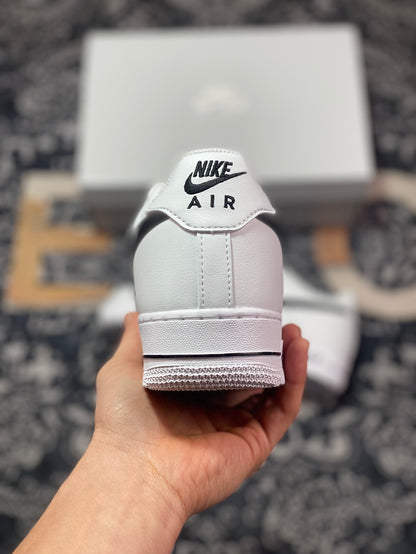 Nike AirForce1 "Panda Black Swoosh"