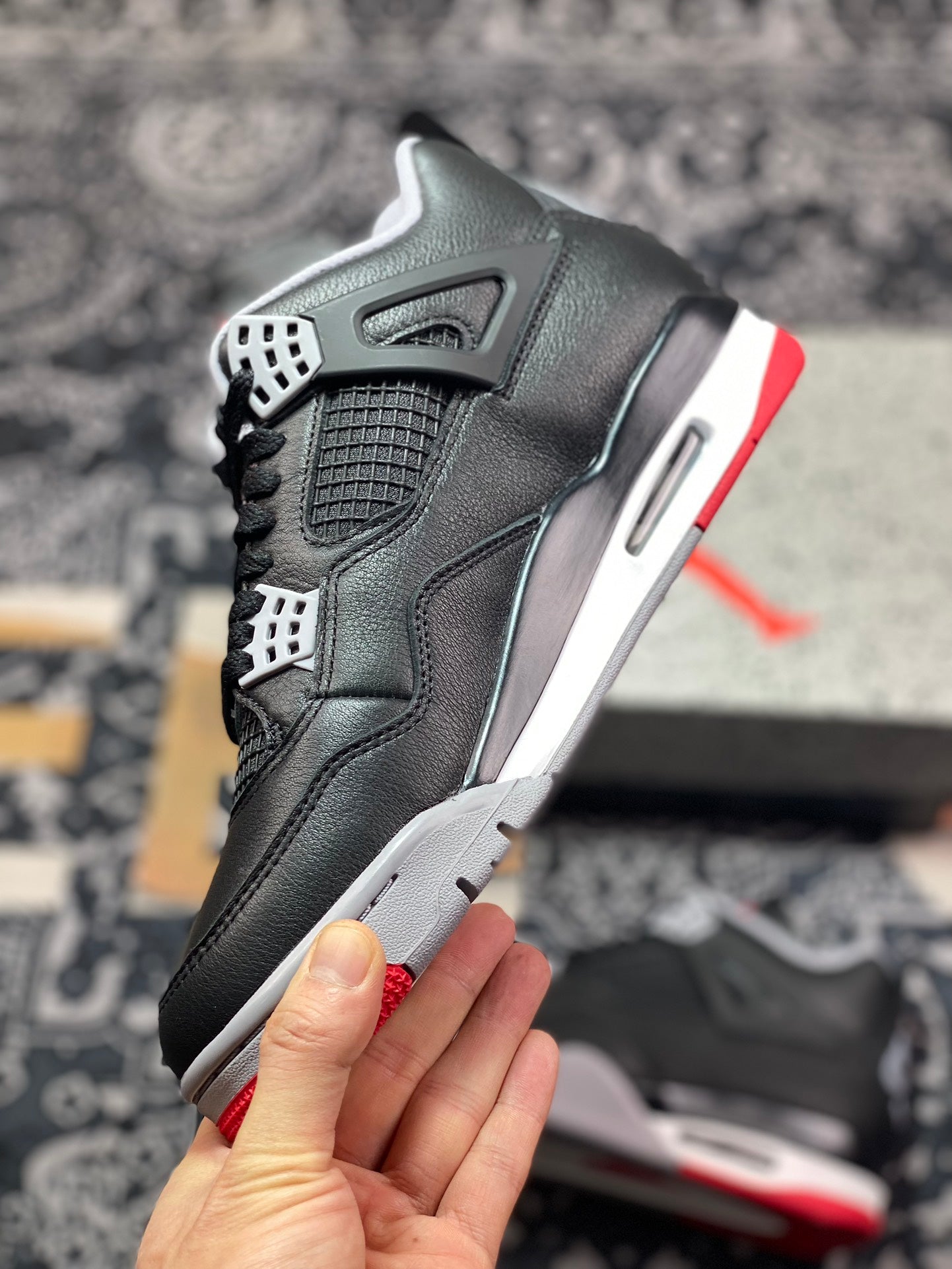 Nike AirJordan4 RetroBred Reimagined