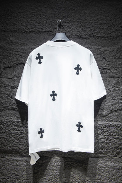 T-shirt Chorme Hearts (Preto ou Branco)