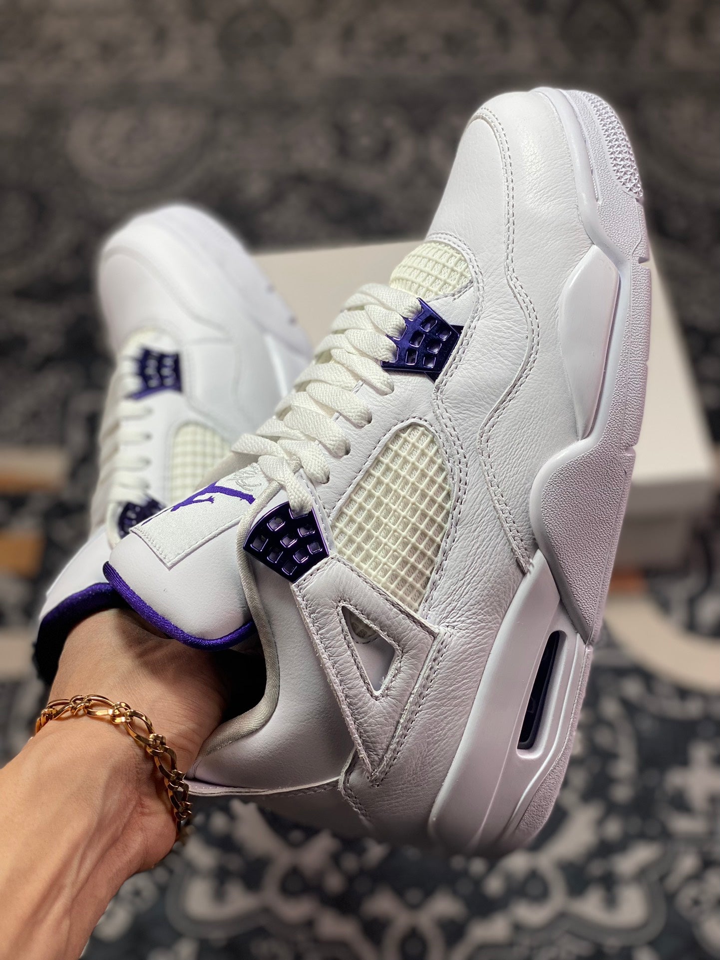 Nike AirJordan4 "MetallicPurple"